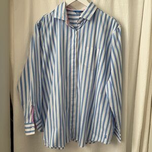 Joules 100% cotton Button down Shirt sz 14